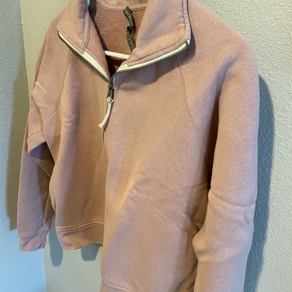 Vuori Pink Half-Zip Sweatshirt - Picture 2 of 4